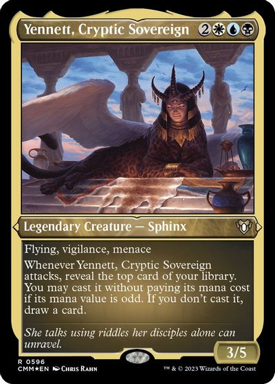 Yennett, Cryptic Sovereign (Foil Etched) card art
