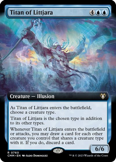 Titan of Littjara (Extended Art) card art