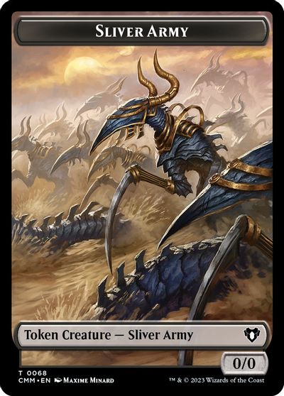 Sliver Army // Sliver Double-Sided Token card art