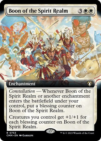 Boon of the Spirit Realm (Extended Art) card art