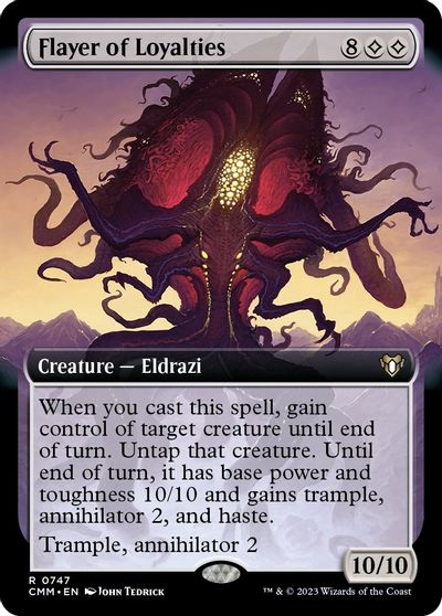 Flayer of Loyalties (Extended Art) card art