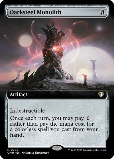 Darksteel Monolith (Extended Art) card art