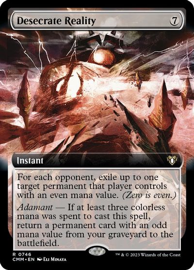 Desecrate Reality (Extended Art) card art