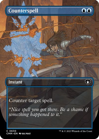 Counterspell (Borderless) card art