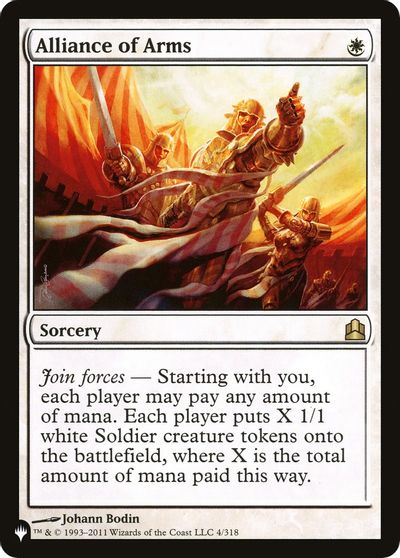 Alliance of Arms card art