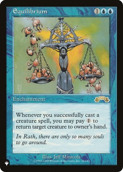Equilibrium card art