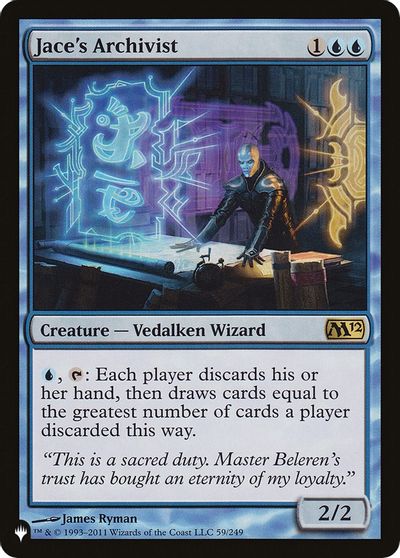Jace's Archivist card art