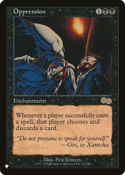 Oppression card art