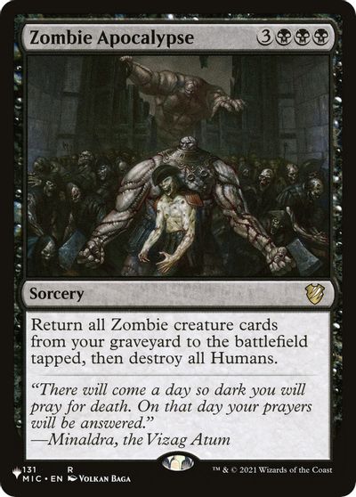 Zombie Apocalypse card art