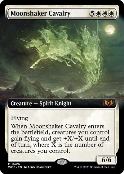 Moonshaker Cavalry (Extended Art) card art
