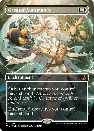 Greater Auramancy (Anime Borderless) (Confetti Foil) card art