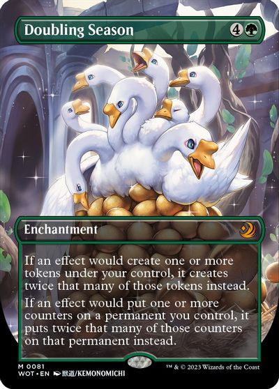 Doubling Season (Anime Borderless) card art