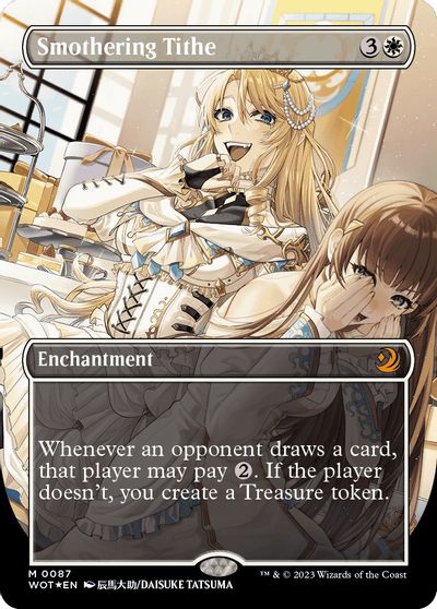Smothering Tithe (Anime Borderless) (Confetti Foil) card art
