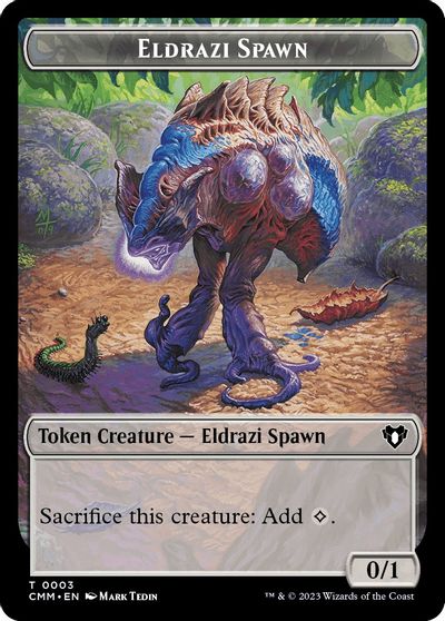 Eldrazi Spawn // Construct (0041) Double-Sided Token card art