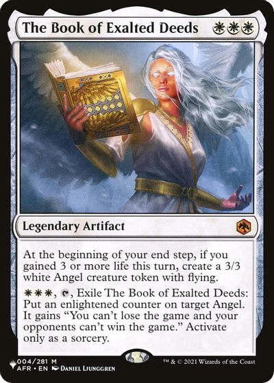 The Book of Exalted Deeds card art