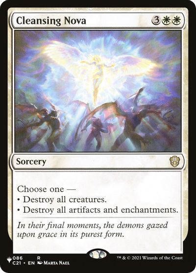 Cleansing Nova card art