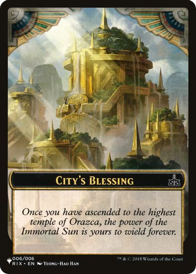 City's Blessing // The Monarch Double-sided Token card art