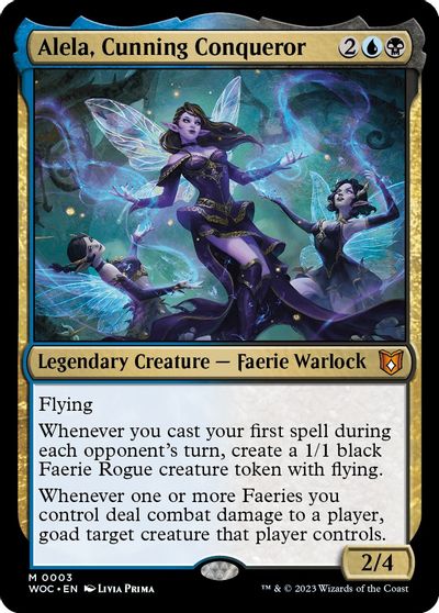 Alela, Cunning Conqueror card art
