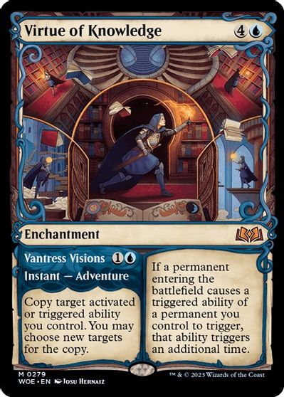 Virtue of Knowledge (Showcase) card art