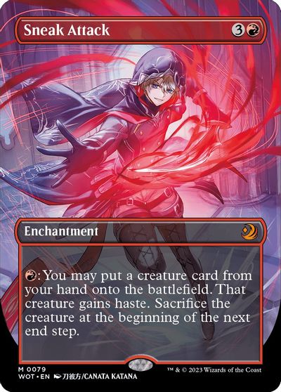 Sneak Attack (Anime Borderless) card art