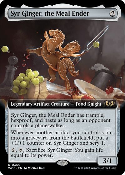 Syr Ginger, the Meal Ender (Extended Art) card art