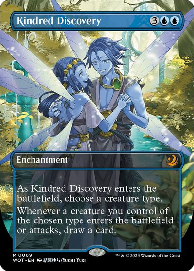 Kindred Discovery (Anime Borderless) card art