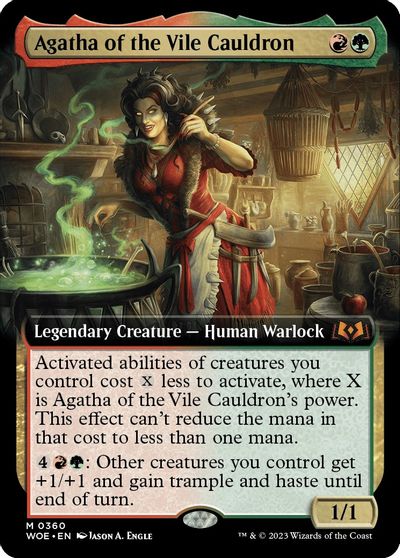 Agatha of the Vile Cauldron (Extended Art) card art