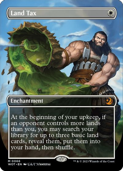 Land Tax (Anime Borderless) card art