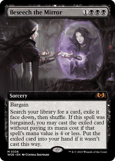 Beseech the Mirror (Extended Art) card art