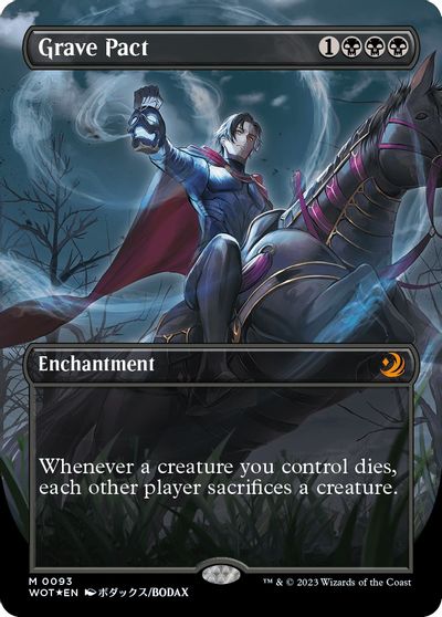 Grave Pact (Anime Borderless) (Confetti Foil) card art