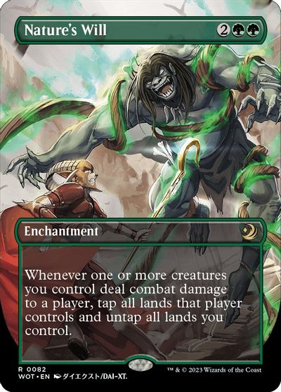 Nature's Will (Anime Borderless) card art