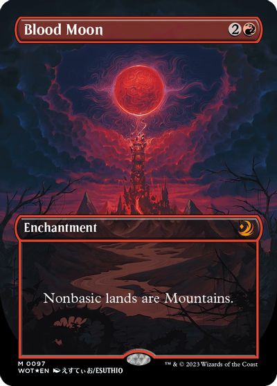 Blood Moon (Anime Borderless) (Confetti Foil) card art