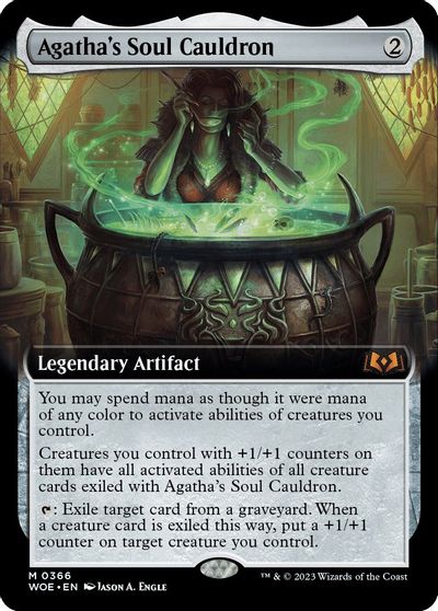 Agatha's Soul Cauldron (Extended Art) card art