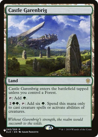 Castle Garenbrig card art