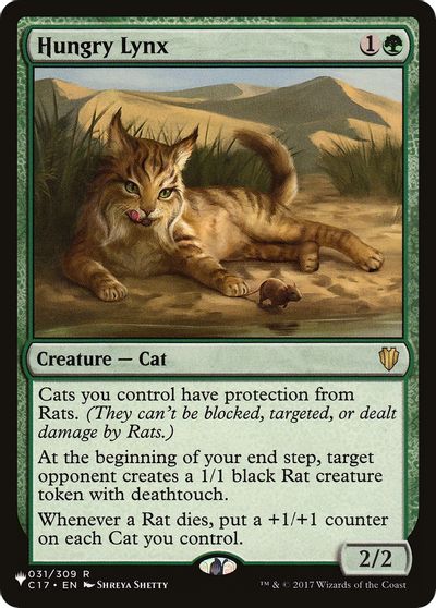 Hungry Lynx card art