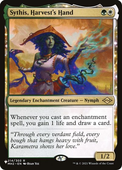 Sythis, Harvest's Hand card art