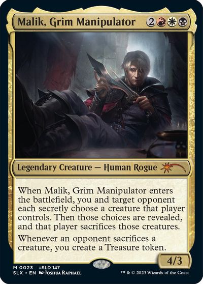 Malik, Grim Manipulator card art