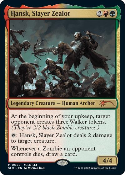 Hansk, Slayer Zealot card art