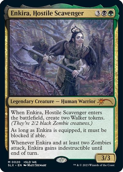 Enkira, Hostile Scavenger card art