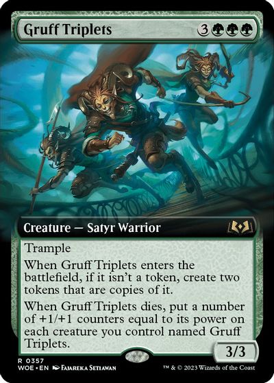 Gruff Triplets (Extended Art) card art