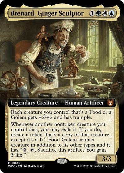 Brenard, Ginger Sculptor (Extended Art) card art