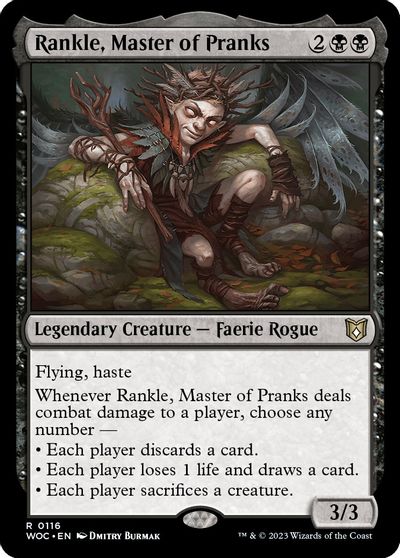 Rankle, Master of Pranks card art