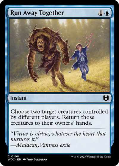 Run Away Together card art