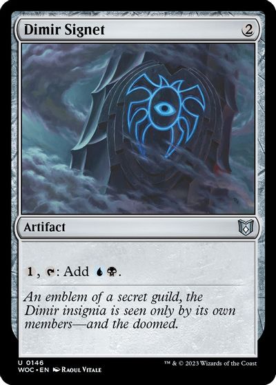 Dimir Signet card art