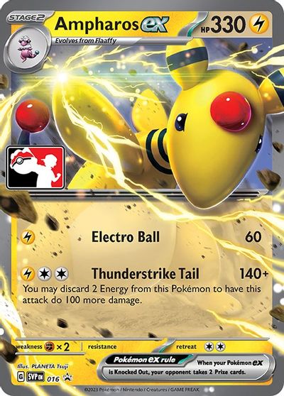Ampharos ex card art