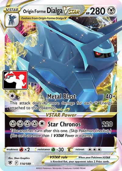 Origin Forme Dialga VSTAR card art