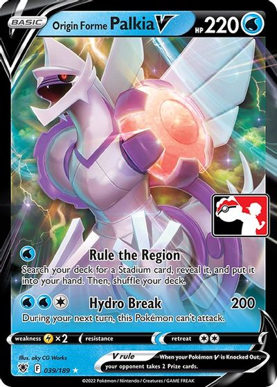 Origin Forme Palkia V card art