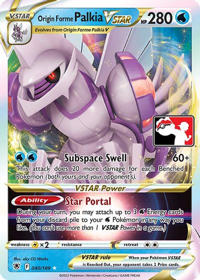Origin Forme Palkia VSTAR - 040/189 card art