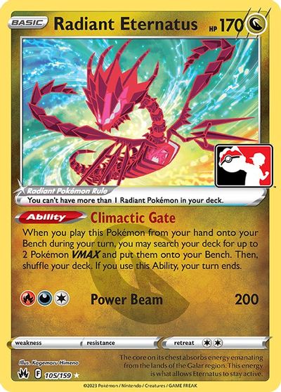 Radiant Eternatus - 105/159 card art