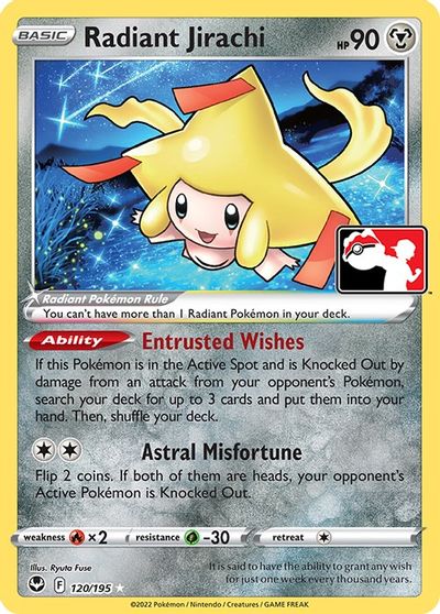 Radiant Jirachi card art
